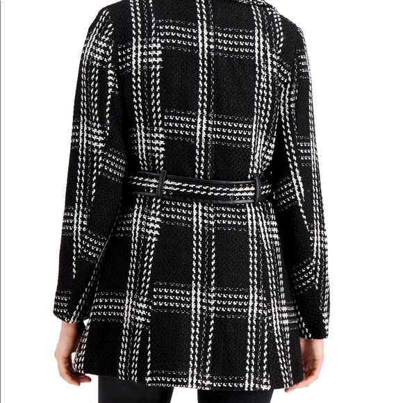 BCX_  Double Breasted Chunky Plaid coat XS - Picture 3 of 5